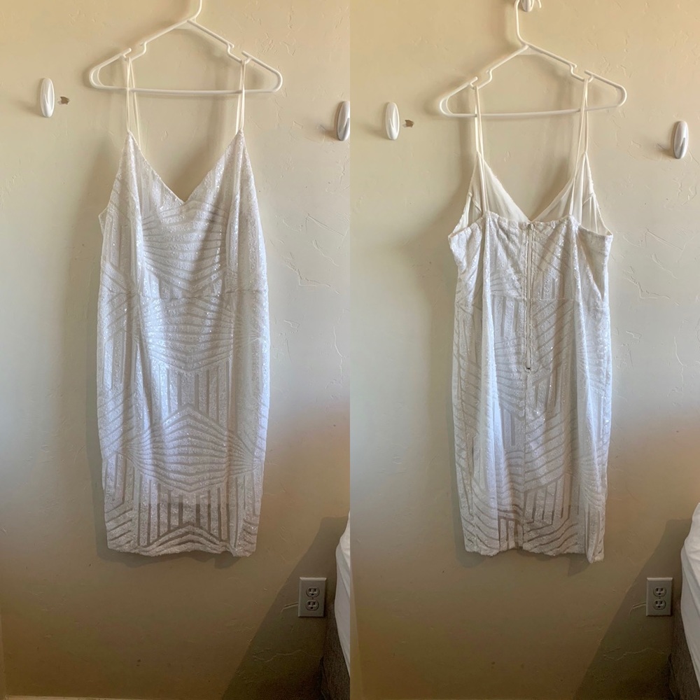 Plus size sequin dress
